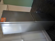 fridge freezer upright silver